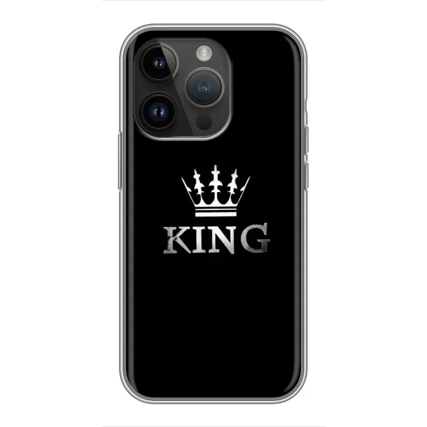 Чохол з принтом «KING» для iPhone 14 Pro Max