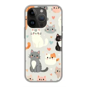 Чохол з принтом «Колаж котів» для iPhone 14 Pro Max