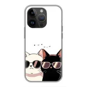 Чохол з принтом «Коти в окулярах» для iPhone 14 Pro Max