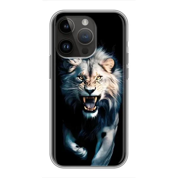 Чохол з принтом «Лев у темряві» для iPhone 14 Pro Max Чохол з принтом «Лев у темряві» для iPhone 14 Pro Max