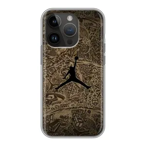 Чехлы для iPhone 14 Pro Max - с картинкой JORDAN (AlphaPrint) (Logo Jordan)