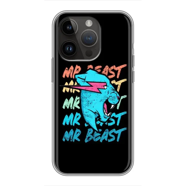 Чохол з принтом «logo Mr beast» для iPhone 14 Pro Max