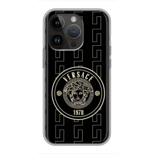 Чохол з принтом «Лого Версаче» для iPhone 14 Pro Max