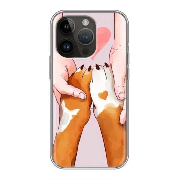 Чехол с принтом «Любовь к собакам» для iPhone 14 Pro Max