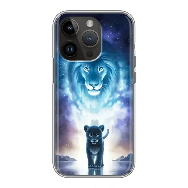 Чохол з принтом «Маленький лев» для iPhone 14 Pro Max