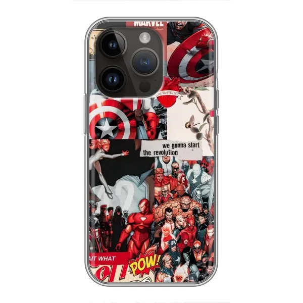 Чехол с принтом «Марвел Комикс» для iPhone 14 Pro Max Чехол с принтом «Марвел Комикс» для iPhone 14 Pro Max