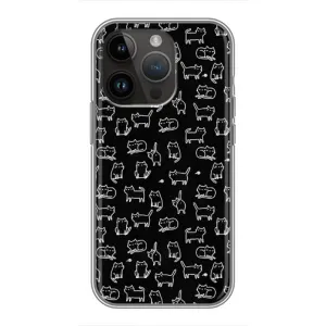 Чохол з принтом «Маленькі котики» для iPhone 14 Pro Max