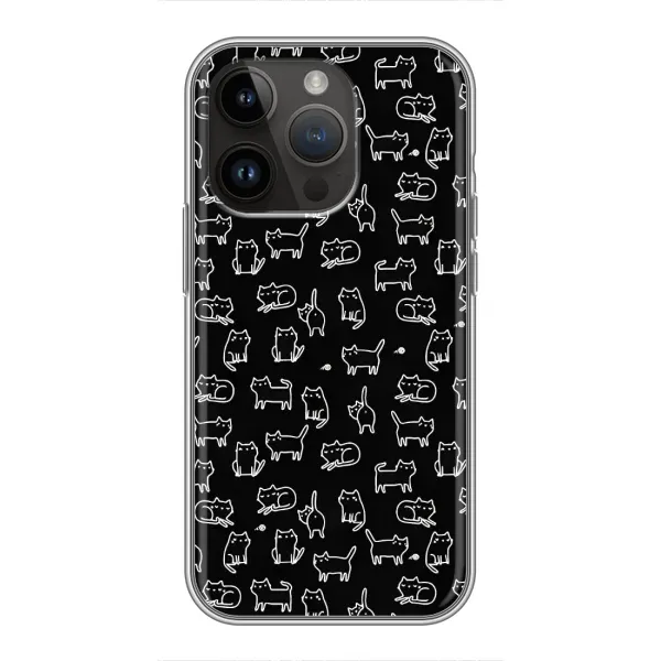 Чохол з принтом «Маленькі котики» для iPhone 14 Pro Max