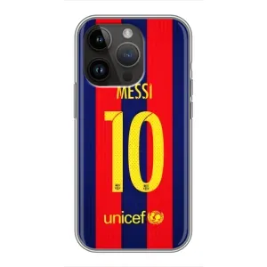 Чохол з принтом «Messi Barca 10» для iPhone 14 Pro Max