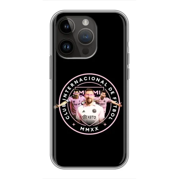 Чохол з принтом «Мессі в лого» для iPhone 14 Pro Max