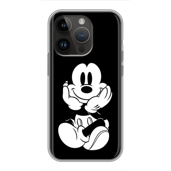 Чохол з принтом «Маус на чорному» для iPhone 14 Pro Max