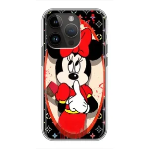 Чохол з принтом «Мінні Маус ЛВ» для iPhone 14 Pro Max