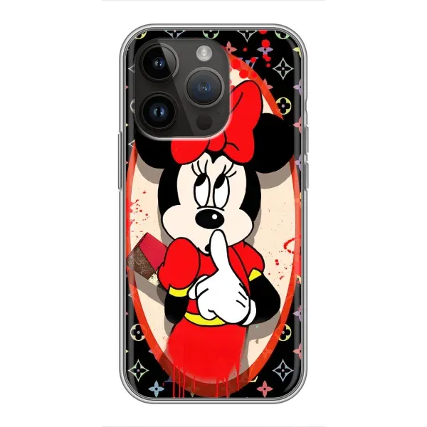 Чохол з принтом «Мінні Маус ЛВ» для iPhone 14 Pro Max
