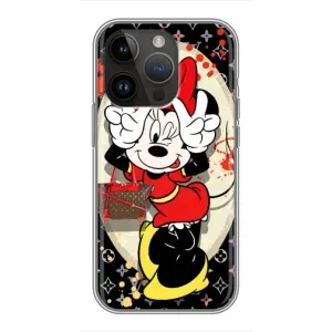 Чохол з принтом «Мінні peace» для iPhone 14 Pro Max