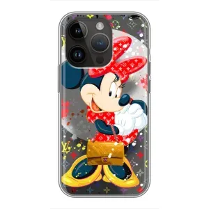Чохол з принтом «Minni з бантіком» для iPhone 14 Pro Max