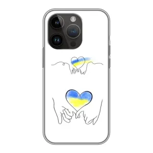 Чохол для Патріота України iPhone 14 Pro Max - (AlphaPrint) (Мир Україні)