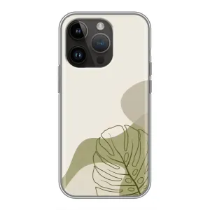 Чохол з принтом «Зелена монстера дизайн» для iPhone 14 Pro Max