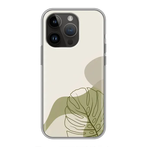 Чохол з принтом «Зелена монстера дизайн» для iPhone 14 Pro Max Чохол з принтом «Зелена монстера дизайн» для iPhone 14 Pro Max