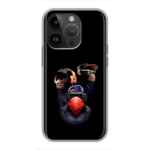 Чохол з принтом «Три мавпи» для iPhone 14 Pro Max