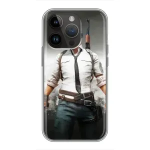 Чехол PUBG для Айфон 14 Про Макс (AlphaPrint)
