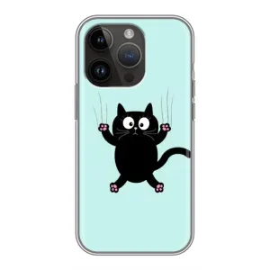 Чохол з принтом «Падаючий кіт» для iPhone 14 Pro Max