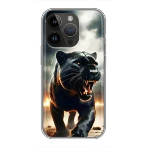Чохол з картинкою 'Хижаки' для iPhone 14 Pro Max (Чорна пантера)