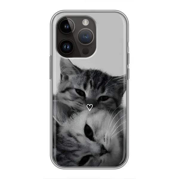Чохол з принтом «Пара котів» для iPhone 14 Pro Max Чохол з принтом «Пара котів» для iPhone 14 Pro Max