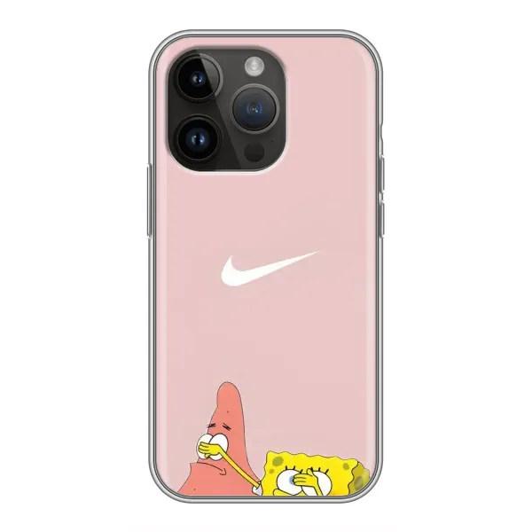 Чохол з принтом «Патрік і Губка» для iPhone 14 Pro Max