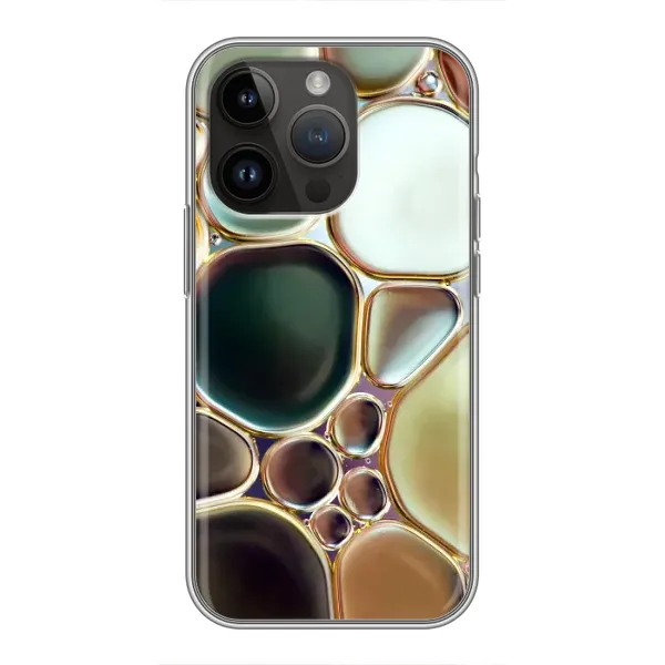 Чохол з принтом «Радужний Мрамор» для iPhone 14 Pro Max