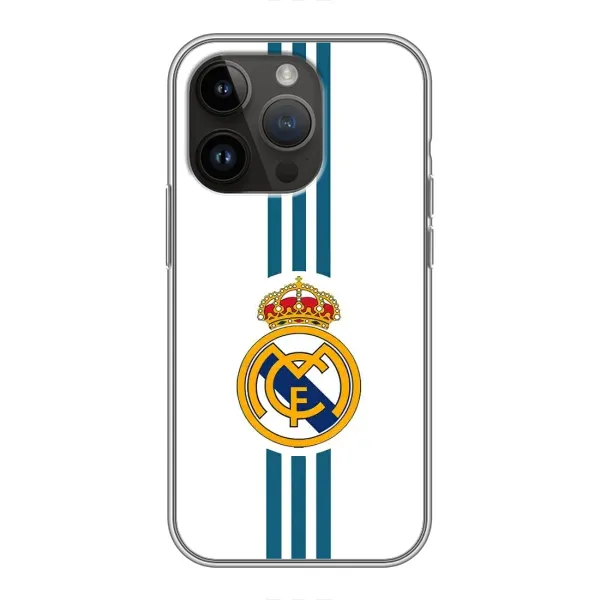 Чохол з принтом «Реал Мадрид на білому» для iPhone 14 Pro Max