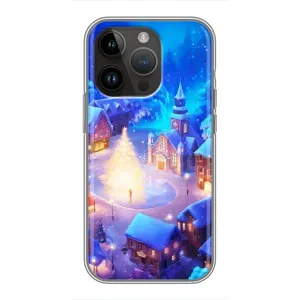 Різдвяні Чохли для iPhone 14 Pro Max (VPrint) (Різдвяне місто)