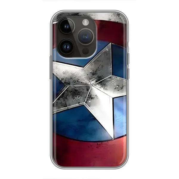 Чехол с принтом «Щит Капитана Америки» для iPhone 14 Pro Max Чехол с принтом «Щит Капитана Америки» для iPhone 14 Pro Max