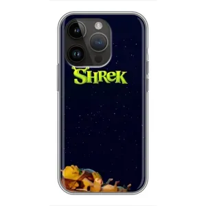 Чохол з мультфільмом Шрек на iPhone 14 Pro Max (Відпочиваючий Шрек)
