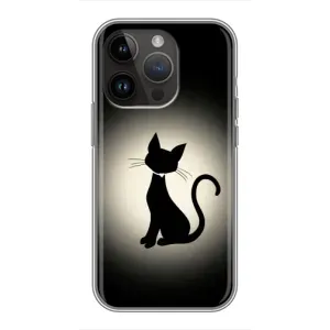 Чохол з принтом «Силует котика» для iPhone 14 Pro Max