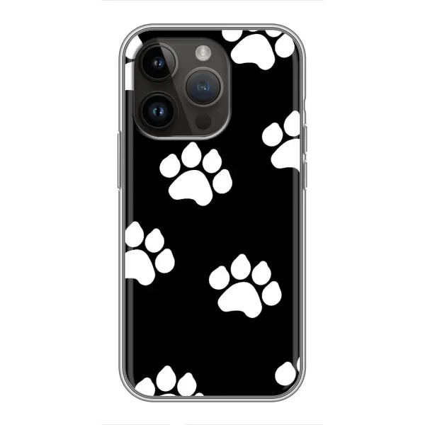 Чехол с принтом «Следы собаки» для iPhone 14 Pro Max