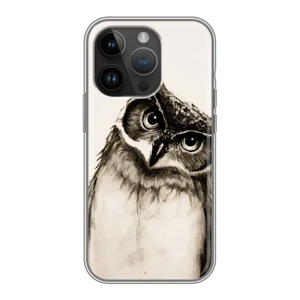 Чохол з принтом «Сова» для iPhone 14 Pro Max