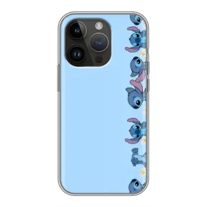 Чохол з принтом Стіч на iPhone 14 Pro Max (Стіч фон)