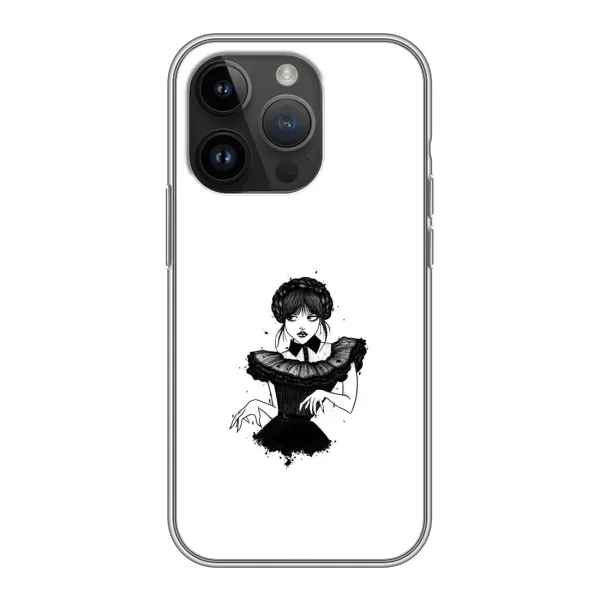 Чохол з принтом «танець Венздей» для iPhone 14 Pro Max