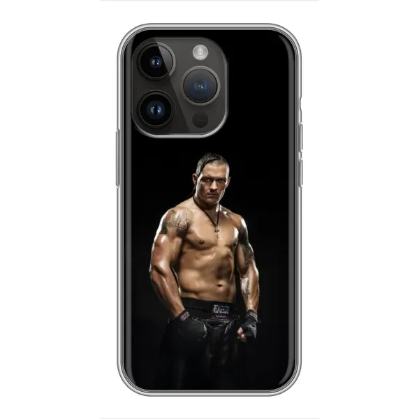 Чохол з принтом «Чемпіон Олександр Усик» для iPhone 14 Pro Max