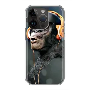 Чохол з принтом «В навушниках» для iPhone 14 Pro Max