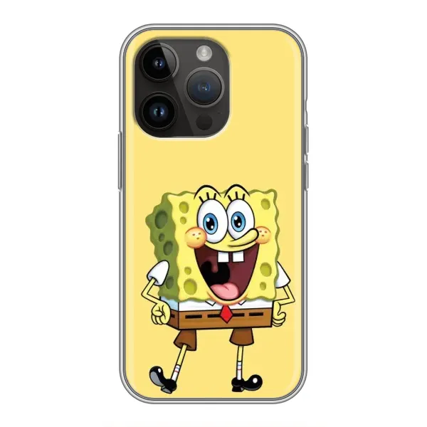 Чохол з принтом «Веселий Спанч Боб» для iPhone 14 Pro Max