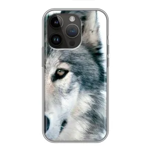 Чохли з картинкою животних iPhone 14 Pro Max (Вовк)