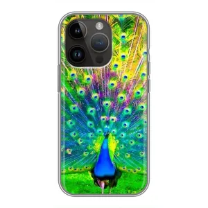 Чохол з принтом «Яскравий Павлин» для iPhone 14 Pro Max