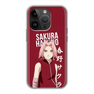 Чехол с принтом «Аниме Сакура» для iPhone 14 Pro