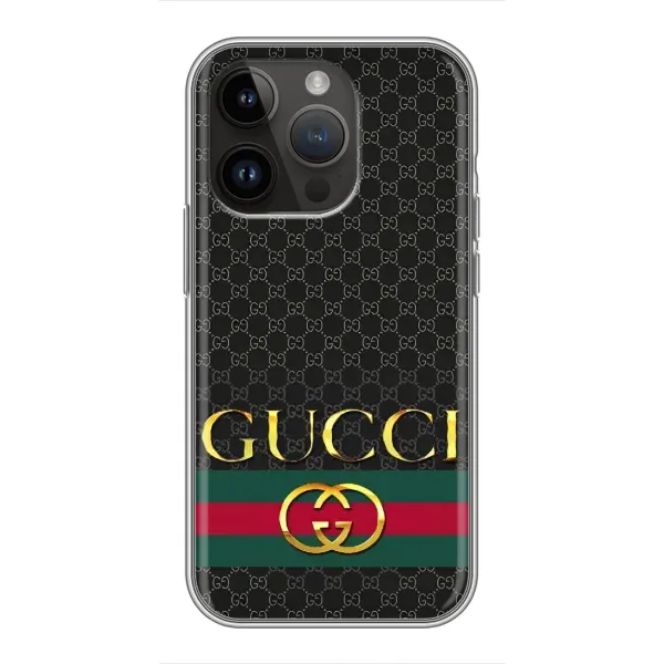 Чехол с принтом «Gucci оригинал» для iPhone 14 Pro