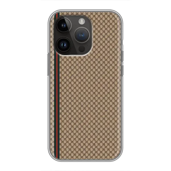 Чехол с принтом «Гуччи полоса» для iPhone 14 Pro