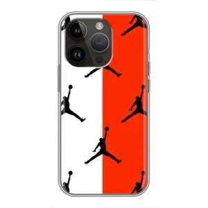 Чехлы для iPhone 14 Pro - с картинкой JORDAN (AlphaPrint) (Лого Джордан)