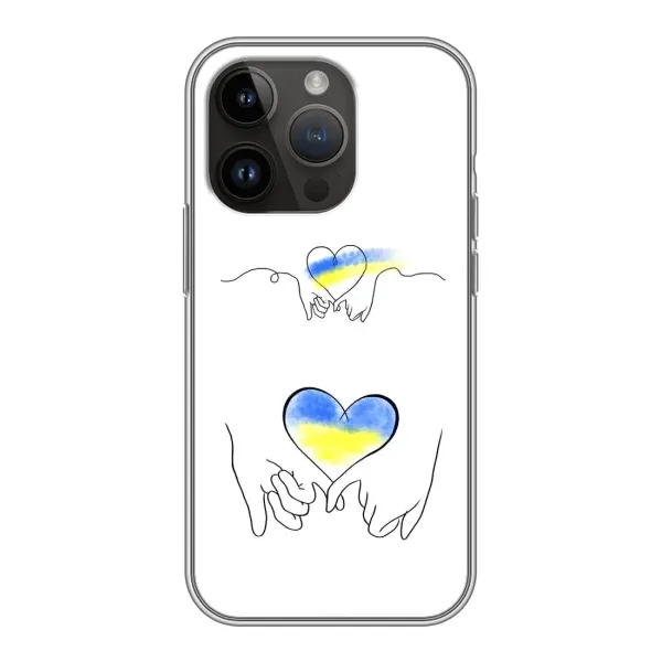 Чохол з принтом «Мир Україні» для iPhone 14 Pro Чохол з принтом «Мир Україні» для iPhone 14 Pro