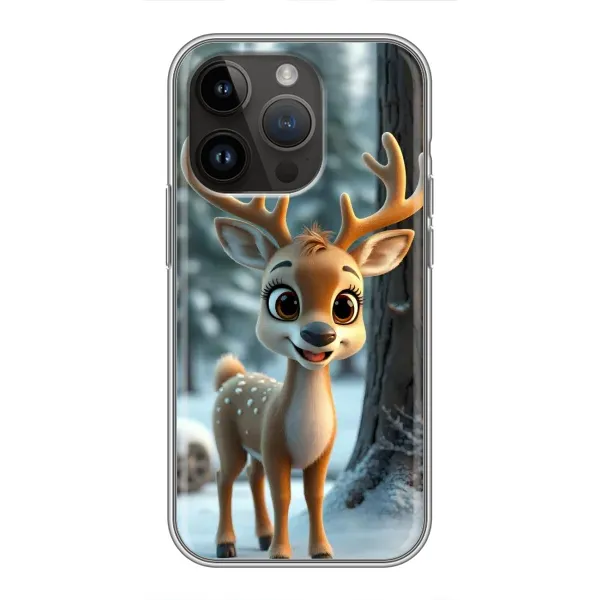Чехол с принтом «Олененок в лесу» для iPhone 14 Pro Чехол с принтом «Олененок в лесу» для iPhone 14 Pro