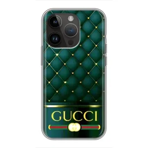 Чехол с принтом «Текстура Гуччи» для iPhone 14 Pro